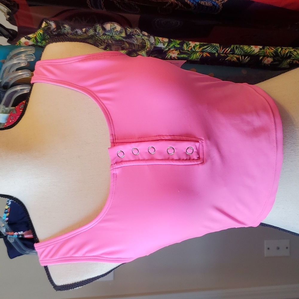 Crop top swim top sm Small